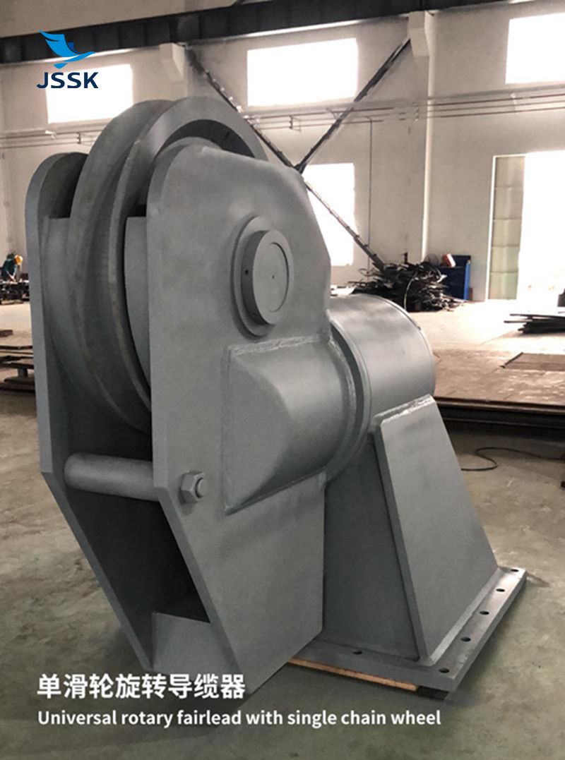 雙滑輪360&deg;旋轉(zhuǎn)導(dǎo)纜器帶四滾柱